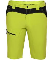 Pánske outdoorové šortky OLEC ALPINE PRO lime green