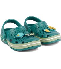 Detské sandále LINDO COQUI Jungle Green/Linden Green