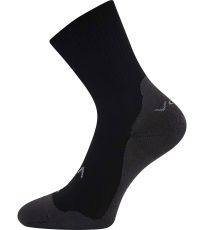 Unisex ponožky - 3 páry Barefootan froté VoXX® čierna