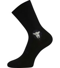 Športové ponožky - 3 páry Barefootan merino VoXX® čierna