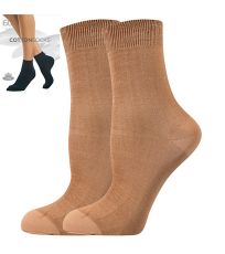 Silonové ponožky COTTON 60 DEN Lady B
