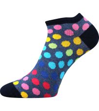 Dámske vzorované ponožky - 3 páry Piki 65 Boma mix A