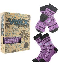 Dámske ponožky a palčiaky Trondelag set Voxx fialová
